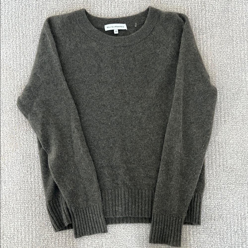 White + Warren Cashmere Crewneck Sweater